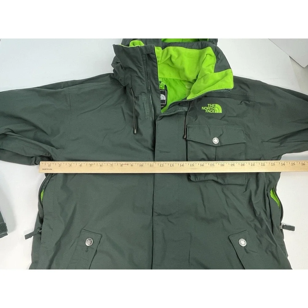 The North Face Mechanic 3 in 1 Triclimate HyVent Jacket Needle Green Mens Large